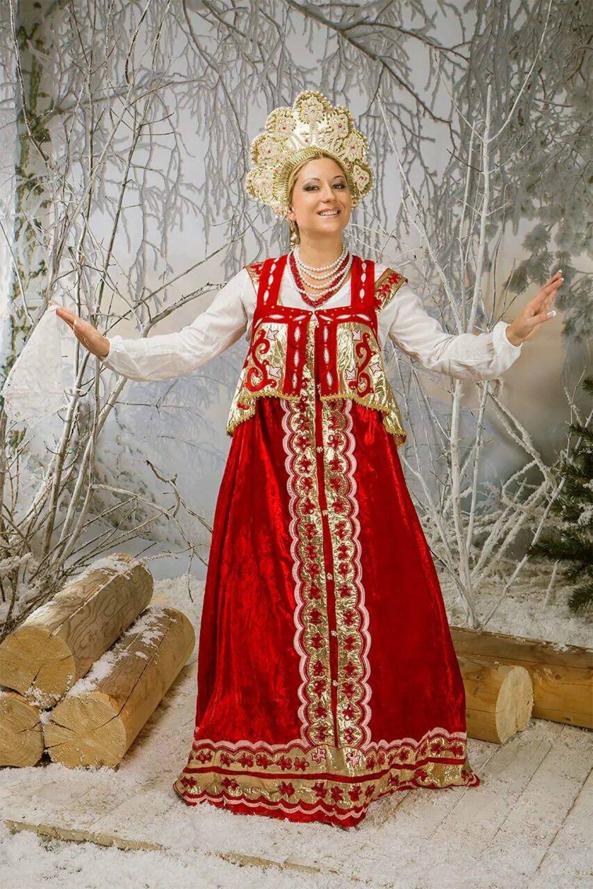 Girls in Slavic costumes in Latakia