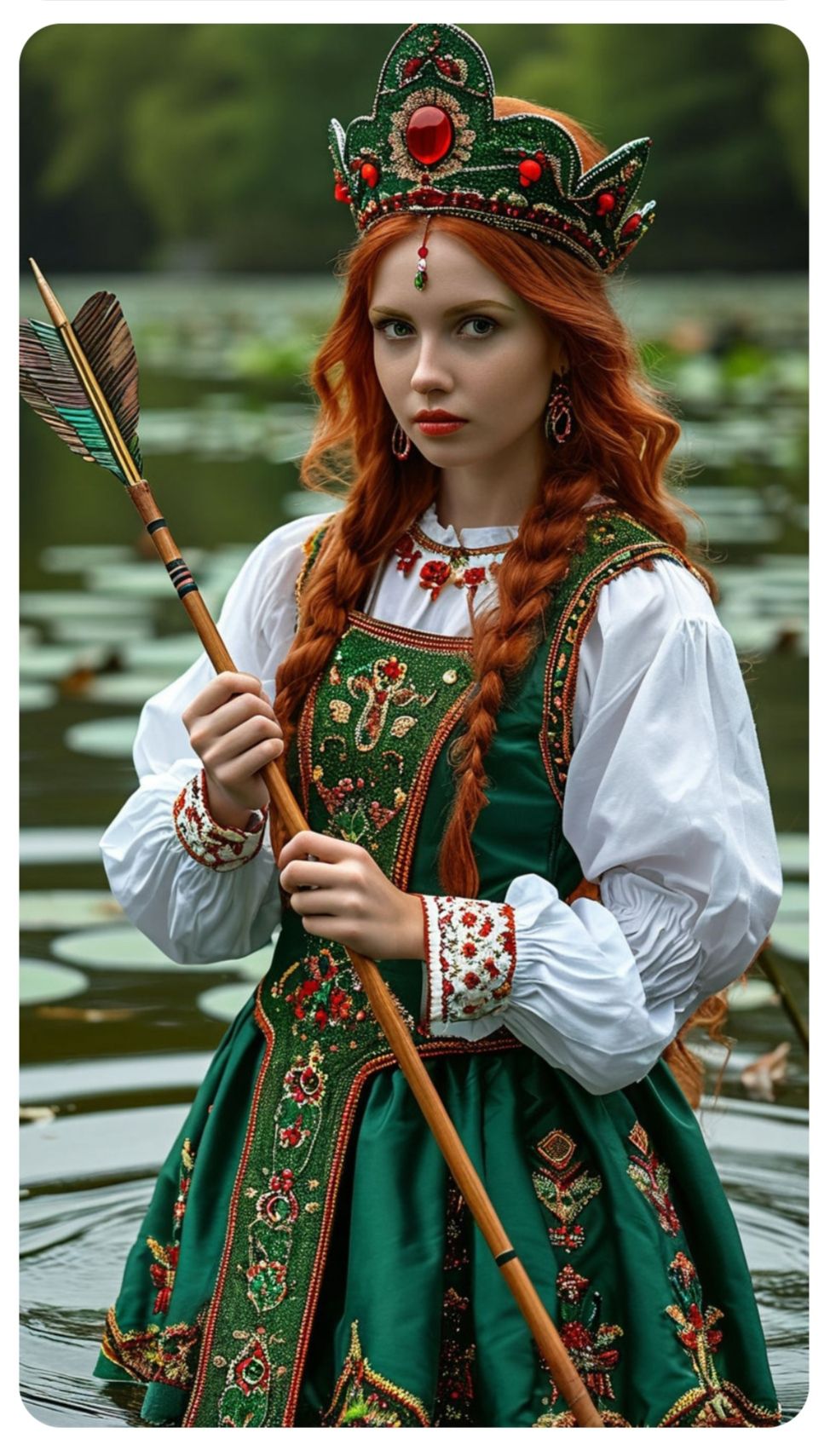 Nude girl Girls in Slavic costumes in Latakia